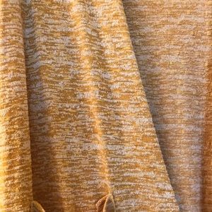 LLR mustard space dyed sarah cardigan